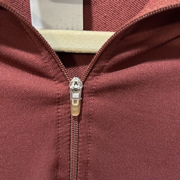 The North Face Womens Medium Red 1/4 Zip Flight Series Lightweight Fleece Jacket - Picture 8 of 15